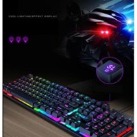 Bàn phím led game T Wolf T20 giả cơ keyboard có đèn 7 màu -Tốt