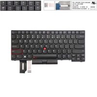 Bàn phím Lenovo ThinkPad T14 Gen 1 5N20V43760 US Đen Chữ trắng Đèn Khung đen chuột & ThinkPad P14S Gen 1 5N20V43904 (ORG +)