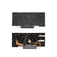 Bàn phím Lenovo ThinkPad X1 Gen 10 2022 21CB21CC US Phím đen Chữ trắng Đèn Không khung (ORG +)