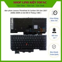Bàn phím Lenovo ThinkPad X1 Carbon 5th Gen 2017 20HQ 20HR có led BH 6 Tháng 1 Đổi 1
