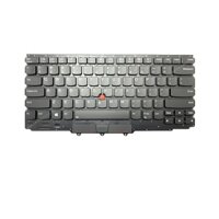 Bàn phím Lenovo ThinkPad X1 Yoga Gen 3 năm 2018 SM10P95359 US Phím đen Chữ trắng Đèn Chuột Không khung & X1 Yoga Gen 2 năm 2017 (ORG +)