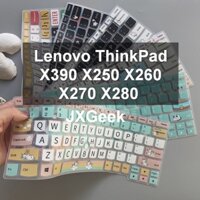 Bàn Phím Lenovo ThinkPad X390 X250 X260 X270 X280 X13 L13 12.5 Inch Bảo Vệ Bàn Phím Laptop Mềm Silicone