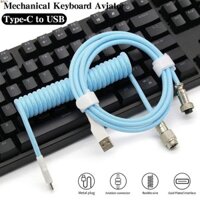 Bàn Phím LEOTA Cáp Cuộn Dây Phụ Kiện Bàn Phím Máy Tính Bàn Phím Chơi Game Cổng Usb 3 Mét Loại C Cáp Usb