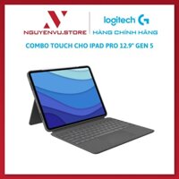 Bàn Phím Logitech Combo Touch cho Ipad Pro 12.9 inch thế hệ thứ 5 - Hàng chính hãng