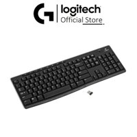 Bàn phím Logitech K270 Không dây Usb Wireless, chống đổ tràn, Full-size có 104 phím, kích thước đầy đủ