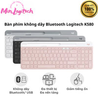 Bàn phím Logitech K580 Wireles/Bluetooth- Màu Đen/Trắng - Sản Phẩm Chính Hãng