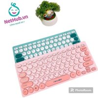 Bàn phím máy tính có dây nút tròn nhỏ gọn cho laptop, PC máy tính hàng cao cấp