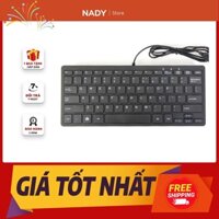 Bàn phím máy tính laptop mini có dây nhỏ gọn nhẹ nhàng không kém phần sang trọng cho học sinh van phong