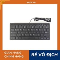 Bàn phím máy tính laptop mini có dây nhỏ gọn nhẹ nhàng không kém phần sang trọng cho học sinh van phong