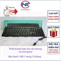 Bàn phím máy tính Logitech K120 có dây chính hãng - keyboard Logitech - BH 12T 1 đổi 1