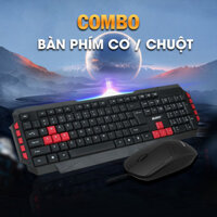 Bàn phím máy tính văn phòng SURMT 8184 có dây kèm chuột chống nước chuyên làm việc văn phòng, êm ái không tiếng động