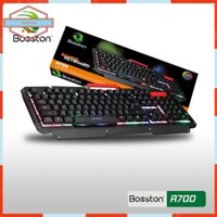 Bàn Phím Máy Vi Tính Laptop Chơi Game BOSSTON R700 Đèn LED 7 Màu - Bàn phím Cơ Keyboard Gaming