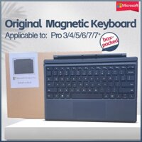 Bàn phím Microsoft Surface chính hãng (Bố cục 5Gen / US mới 99%) với Vỏ loại hộp gốc cho Surface Pro3 4 5 6 7 + Đen Đỏ xám