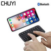 Bàn Phím Mini Bluetooth 3.0 Không Dây Di Động 49 Phím Siêu Mỏng Sạc Cầm Tay Bàn Phím Màu Đen Bàn Phím Cho Máy Tính Bảng Microsoft Android Office