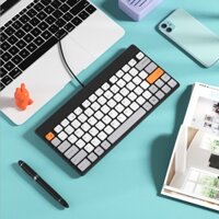 Bàn phím mini có dây BOW K620U 79 Phím dành cho laptop macbook , Lướt Phím Cực Êm Kiểu dáng nhỏ gọn