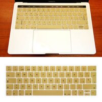 Bàn Phím Mới Cho Apple MacBook 2016 Pro Retina 13 15  Có Cảm Ứng ID Và Thanh Cảm Ứng EU Bố Trí tây Ban Nha Gradient Ốp Da