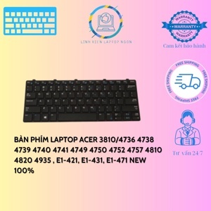 Bàn phím laptop Acer 3810/4736/4738/4741