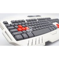Bàn phím Newmen KB810 – Gaming – LED – PS2 Xám Trắng