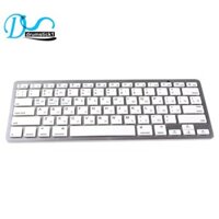 Bàn phím Nga Bàn phím Bluetooth không dây siêu mỏng, dành cho máy tính bảng / máy tính xách tay IOS Android -Trắng
