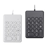 Bàn phím Numpad USB 18 phím Cấu trúc chắc chắn và bền bỉ Cảm ứng yên tĩnh