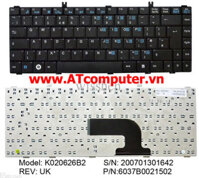 Bàn phím Packard Bell Bell EasyNote W5087 Series. P/N: K020626B2, 6037B0021501, 20075104543