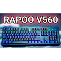 Bàn phím Rapoo V560 Backlit Mechanical Gaming (Đen)