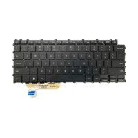 Bàn phím Samsung Galaxy Book 2 360 NP730QED BA59-04639A US Phím đen Chữ trắng Đèn Không khung (ORG +)