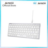 Bàn phím siêu mỏng kết nối Bluetooth &amp; 2.4G Wireless FBX51C - Hàng chính hãng - Trắng