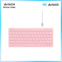 Bàn phím siêu mỏng kết nối Bluetooth &amp; 2.4G Wireless FBX51C - Hàng chính hãng - Hồng Baby
