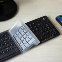 Bàn phím silicone trong suốt Logitech MK295 K200 K260 MK270 K120 MK275, bảo vệ bàn phím máy tính để bàn, che bụi, bao phủ toàn bộ phim bàn phím