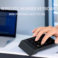 Bàn phím số 18 phím, miếng đệm số im lặng di động, bàn phím mật khẩu, bàn phím số siêu mỏng, bàn phím mini kết nối không dây