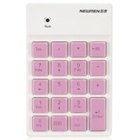 Bàn phím số Bluetooth Newmen TK-028 (hồng)