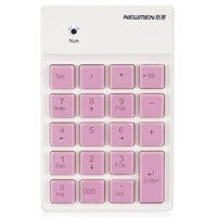 Bàn phím số Bluetooth Newmen TK-028 (hồng)