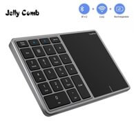 Bàn phím số Jomaa 2.4g 22 nút bấm kết nối bluetooth bằng nhôm thích hợp cho Windows Laptop