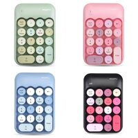 Bàn Phím Số Không Dây 2.4G 18 Phím MOFFI Hình Tròn Phong Cách Retro