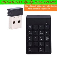 Bàn phím số không dây cho laptop Mini Number Keyboard