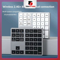Bàn phím số rời, bàn phím phụ 35 phím không dây nhỏ gọn thuận tiện mang theo kết nối đa nền tảng
