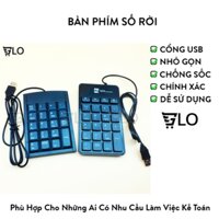 Bàn Phím Số Rời R8-1810 Cổng USB Dùng Cho PC, Laptop