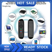 Bàn phím tiện dụng DL với bàn di chuột Bàn phím không dây tầm xa 2.4g Rf Điều khiển từ xa chuột không khí có bàn phím cho Android Hộp Tv thông minh Chuột bay không dây Mini Pc Satellite