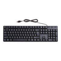 Bàn phím tiếng Anh có dây USB Silin Bàn phím tiếng Anh kiểu Nga chống nước Slim Full Size cho Win