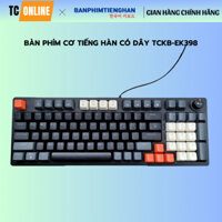 Bàn phím tiếng Hàn TC Keyboard có dây led rainbow BPTH EK398 - Hàng chính hãng