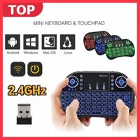 Bàn Phím Và Chuột Không Dây Mini i8 2.4GHz Cho PC Pad TX3 mini Android TV Box Và Nhiều Hơn Hơn