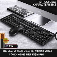 Bàn phím và Chuột không dây YINDIAO V3MAX - NK