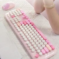 Bàn phím và chuột không dây MOFII ZERO nút tròn kết nối bằng chip USB 2.4GHz - Bảo hành 12 tháng