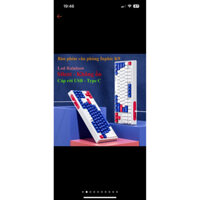 Bàn phím văn phòng K9 Inphic chống ồn kết nối cáp rời type C thiết kế 87 phím đèn led Rainbow keycap 3 màu năng động