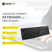 Bàn phím vi tính Micropack Classic Wired Keyboard-EN Black