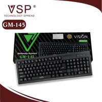 Bàn Phím Vision Cao Cấp GM-145 Tích Hợp 3 Cổng USB Và Multimedia