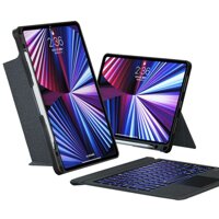 Bàn phím WIWU Mag Touch Snow Texture Bao da Bàn phím Bluetooth cho iPad 10.2 / Pro 10.5 inch, tiếng Anh
