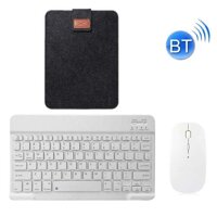 Bàn phím YS-001 Máy tính bảng 9.7-10.1 inch Điện thoại Bàn phím Bluetooth không dây mini đa năng, Kiểu dáng: có Chuột Bluetooth + Túi lưu trữ