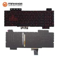 Bàn phím zin led đỏ laptop Asus TUF Gaming FX504, FX505, FX507, FX80, FX86